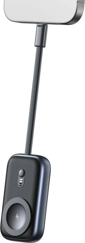 Powerbank USAMS CD245 për Apple Watch, 1200mAh, me USB-C, Titanium