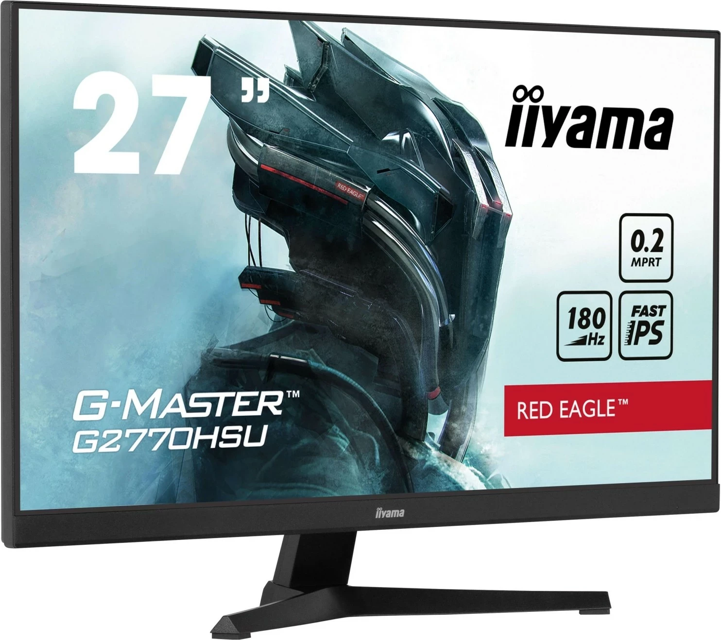 Monitor iiyama G-Master G2770HSU-B6, 27'', IPS, Full HD, 0,2ms, 180Hz, e zezë