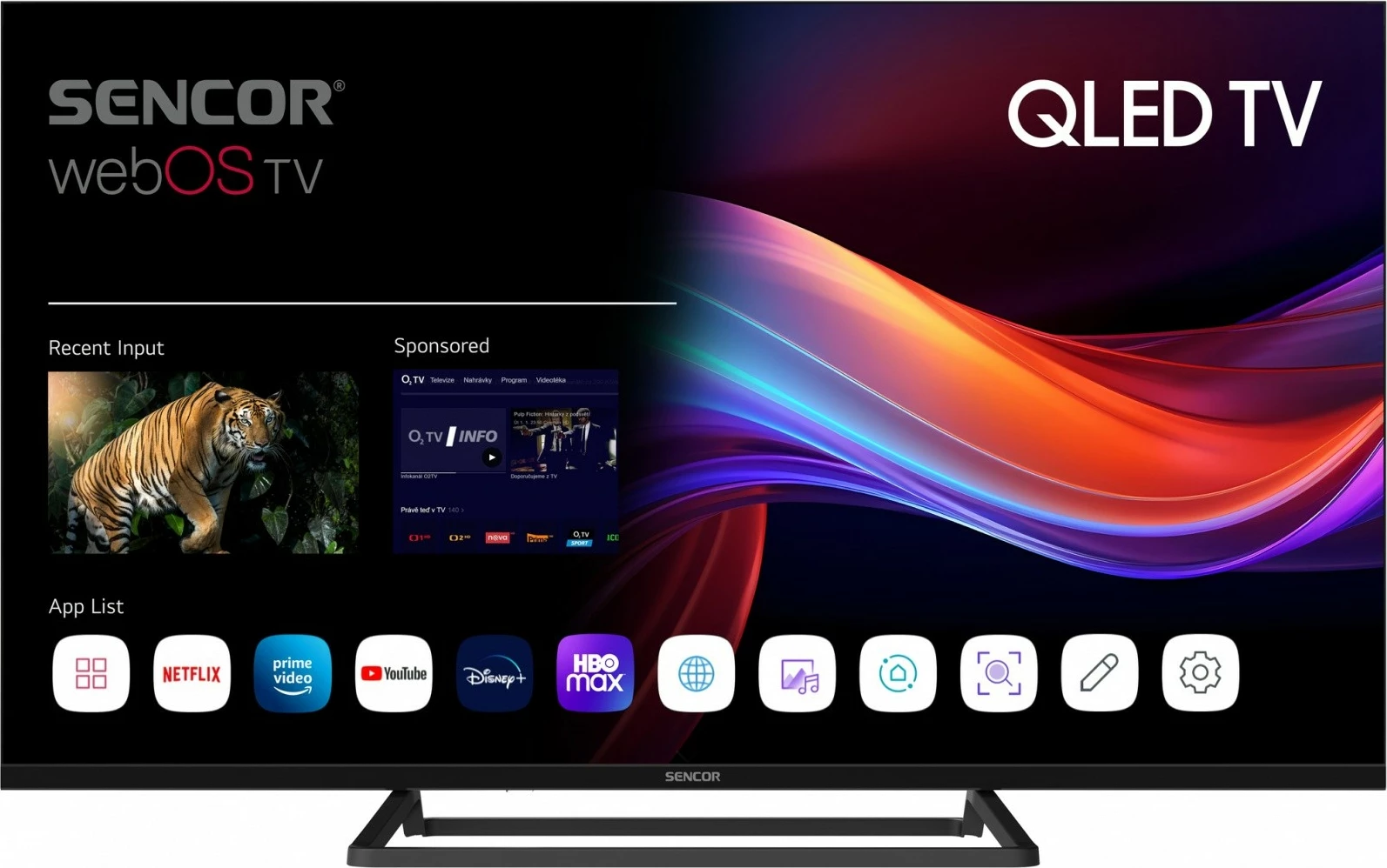 Televizor QLED Sencor SLE 32QF860B, 32 inç, Full HD, Smart webOS, i zi
