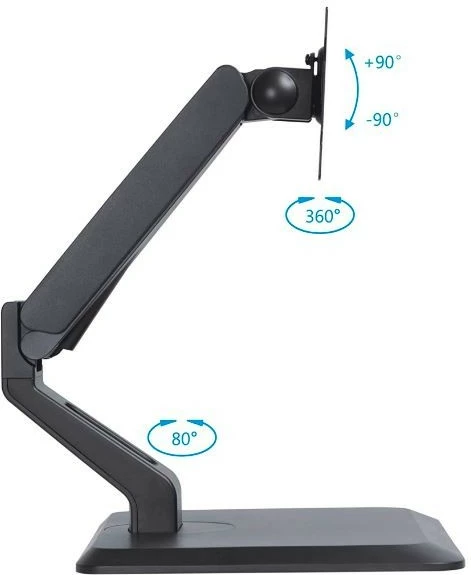 Mbajtëse monitori Techly ICA-LCD 35TS, për tavolinë, 17-32", 10kg, e zezë