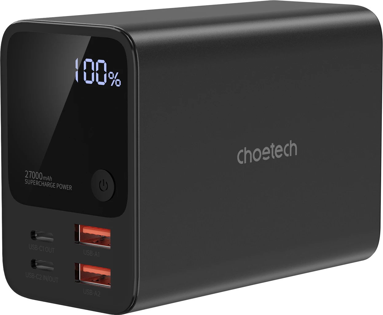 Powerbank Choetech B635BK, 27000mAh, 22.5W, e zezë