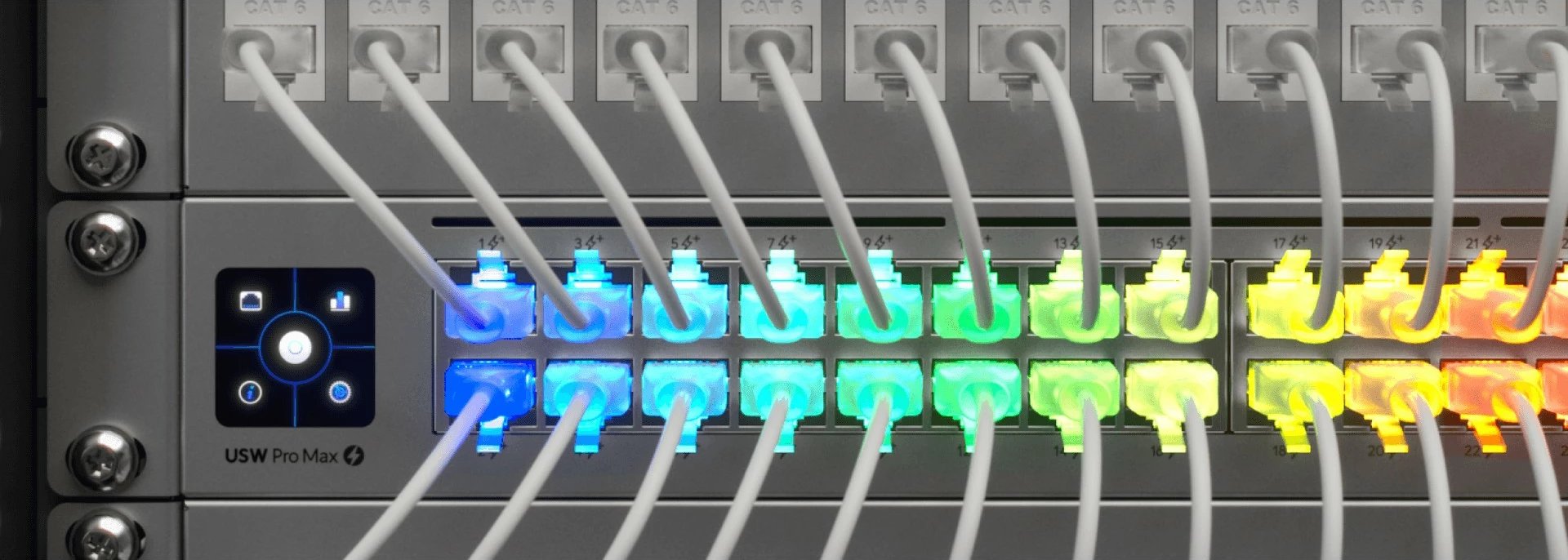 Kabëll rrjeti Ubiquiti UACC-Cable-Patch-EL-8M-W, Cat6, 8m, RJ-45, translucent white