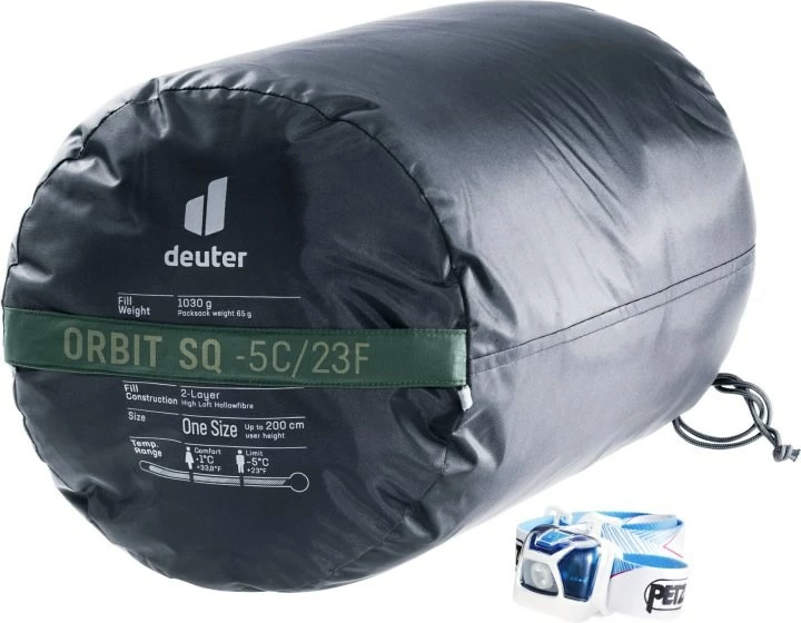 Thes gjumi Deuter Orbit SQ -5, sintetik, +6°C, ivy/ink