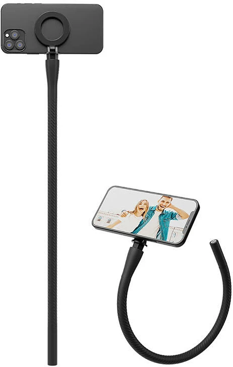 Mbajtës fleksibil magnetik për telefon Telesin P3-FM-01, i zi