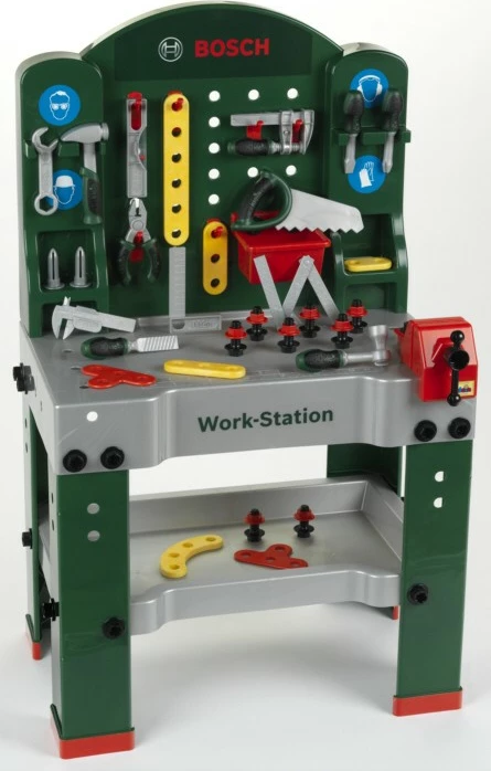 Set lodrash punëtori Bosch Klein 8580, i madh, për djem, gri/e gjelbër/e kuqe/e verdhë