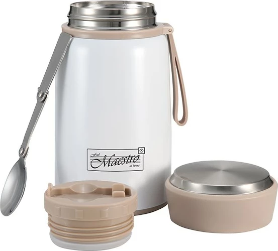 Termos për ushqim Maestro, 0.8L, i bardhë