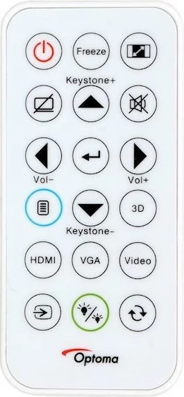 Projektor Optoma H117ST, DLP, 1280x800, 3800 lumen, 3D, i bardhë