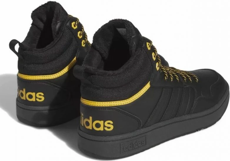 Atlete për meshkuj adidas Hoops 3.0 Mid Basketball Wtr M, të zeza