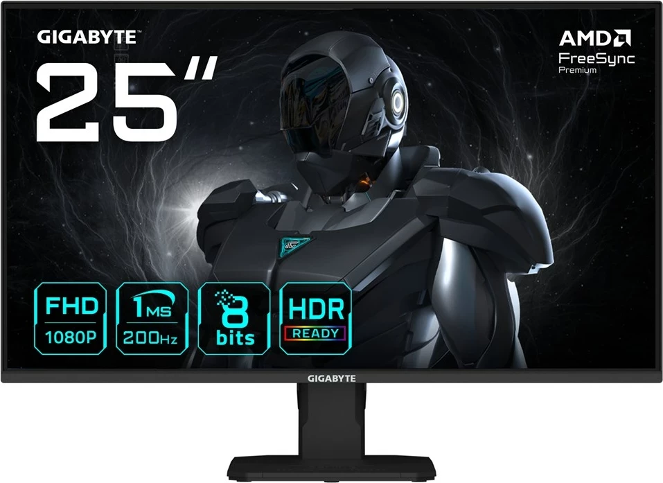 Monitor gaming Gigabyte GS25F2, 25", FHD, 200Hz, 1ms, HDR, i zi