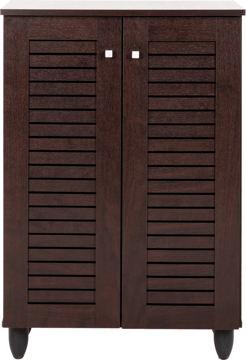 Dollap këpucësh PROLLY FH9608.01 melaminë ngjyrë wenge-2 dyer-4 rafte 60x34x88Hcm