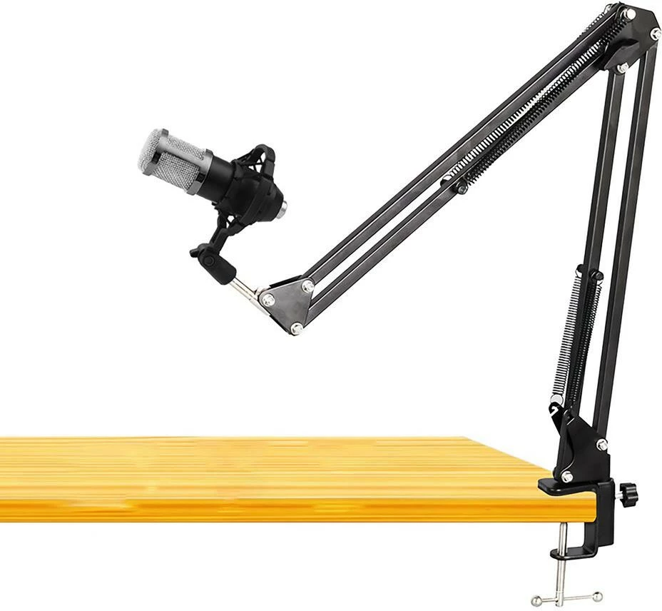 Mikrofon studioje Media-Tech MT397S me set aksesorësh, Argjendtë