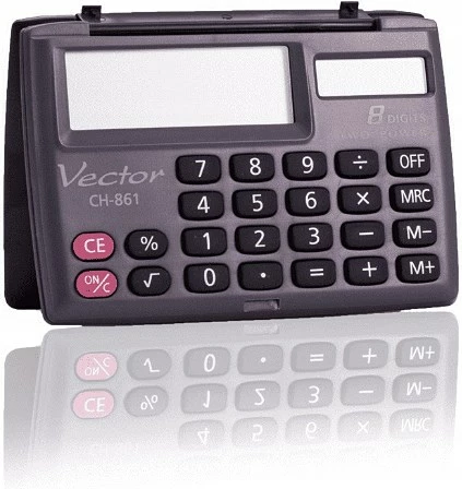Kalkulator xhepi Vector KAV CH-861, 8 shifra, i zi
