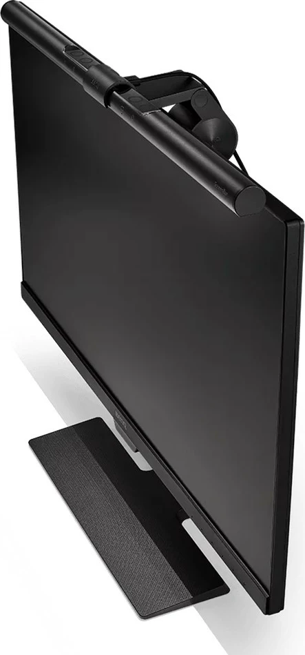Dritë shirit monitori, BenQ, ScreenBar CLIP 9H.W42WT.EQ2, USB-C 5V/1A, 15 nivele ndriçimi me sensor automatik, e zezë