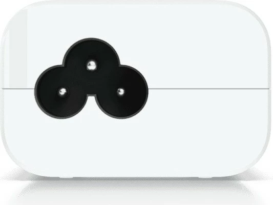 Adapter PoE UBIQUITI U-PoE, 15W, 2x Gigabit LAN, i bardhë