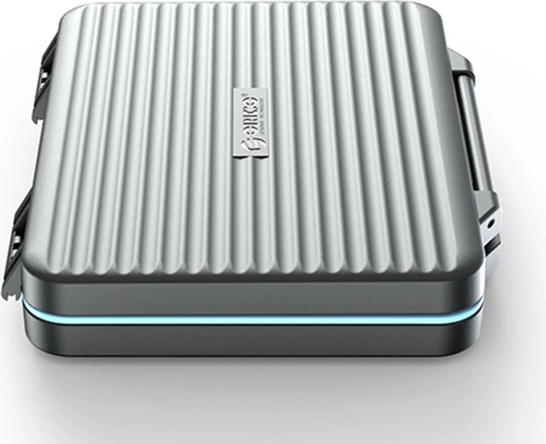 Mbështjellës Orico për karta memorie, 4*SD, 13*microSD, ngjyrë zezë-blu