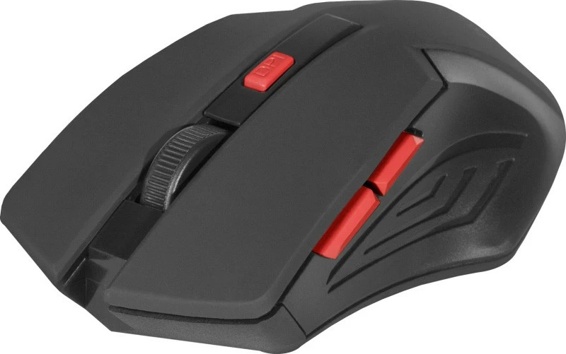 Maus wireless Defender ACCURA MM-275, 1600 DPI, 5 butona, zi-kuqe
