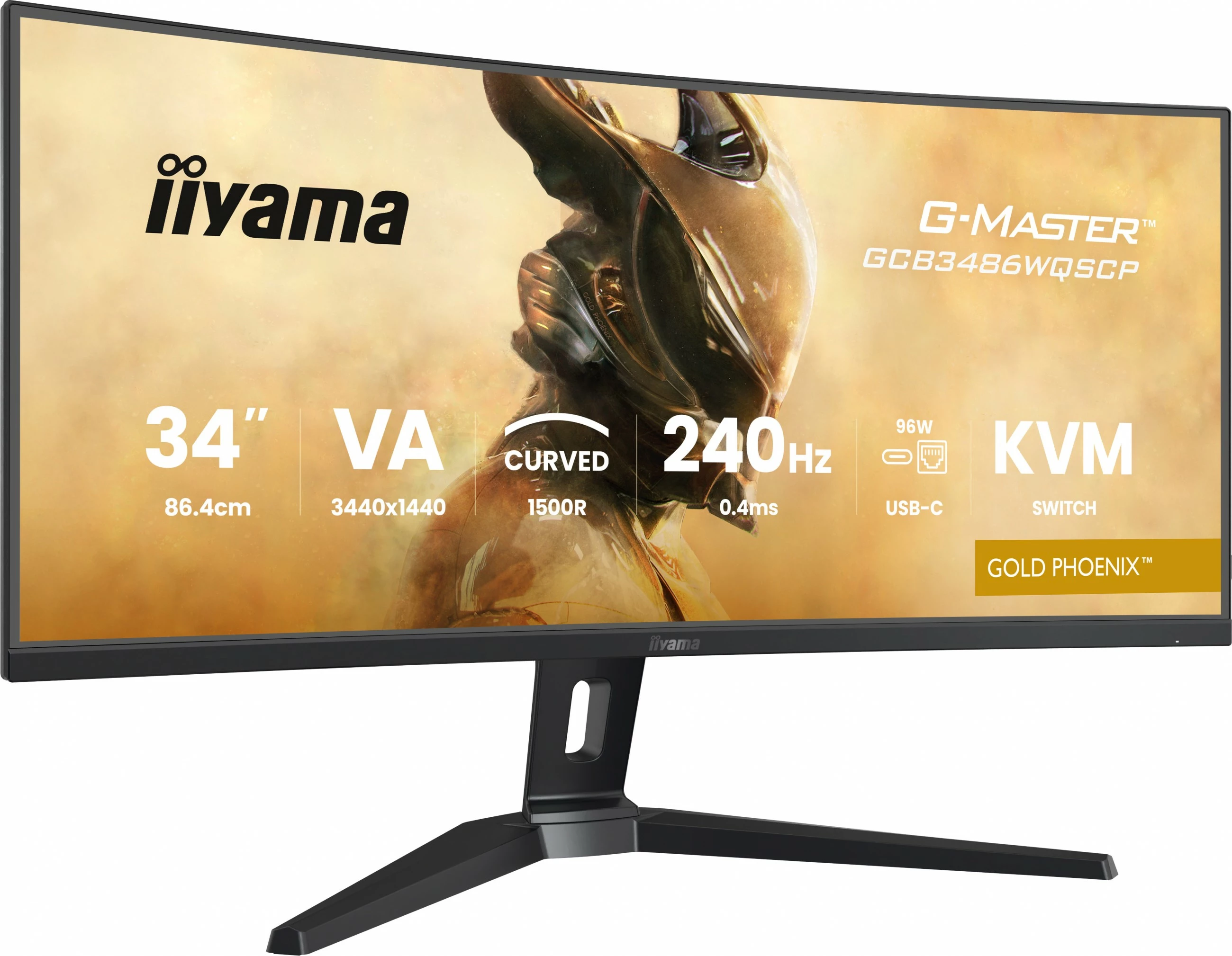 Monitor iiyama G-Master GCB3486WQSCP 34 inç, 3440x1440, 240Hz, KVM, i zi