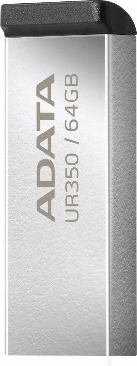 Pendrive Adata UR350, 64GB, USB 3.2 Gen1, Metal, e zezë