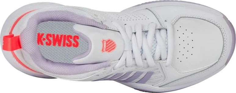 Atlete për femra K-Swiss, të bardha dhe vjollcë