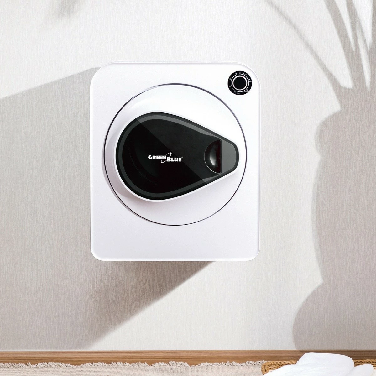 Tharëse rrobash GreenBlue GB405, 3 kg, 830W, Bardhë