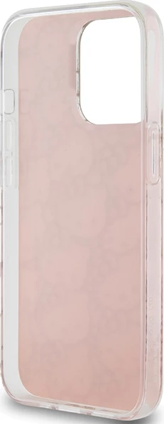 Mbështjellës Hello Kitty IML Gradient Electrop Crowded Kitty Head për iPhone 14 Pro, Rozë