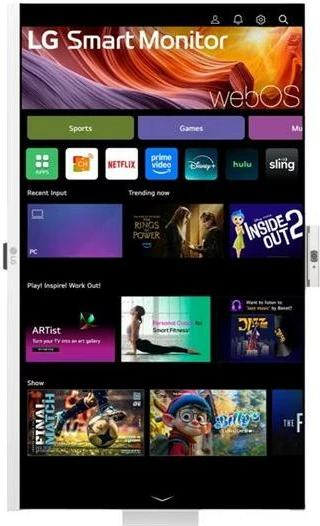 Monitor, LG, 32U850SA-W (32U850SAW), 32 inch smart webOS, i sheshtë TFT/LCD, i bardhë