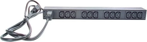 PDU bazik APC AP9565, 1U, 16A, 208/230V, 12x C13, e zezë