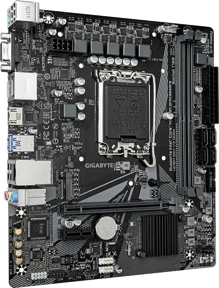 Pllakë amë Gigabyte H610M S2H V3 DDR4, Socket LGA1700, micro ATX
