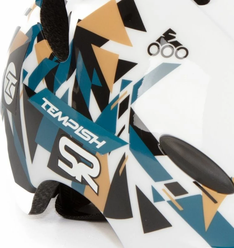 Helmetë për fëmijë Tempish, e bardhë