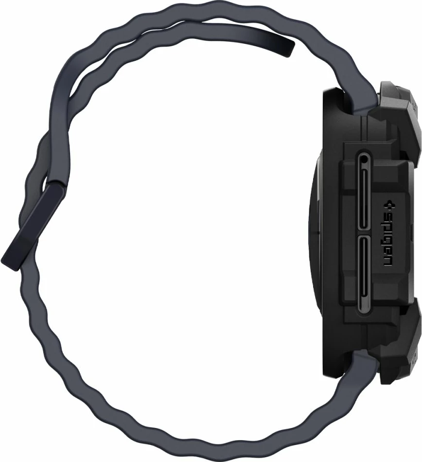 Mbështjellës Spigen Rugged Armor për Samsung Galaxy Watch Ultra 47mm, i zi mat