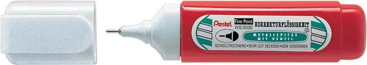 Stilolaps korrektues, Pentel, ZLC-31W (ZLC31W), majë fine, 12 ml, i bardhë