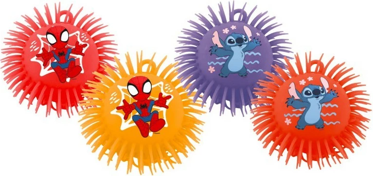 Top lodër Simba Furry Ball Mix Spidey dhe Stitch, 23 cm, Mix