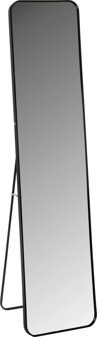 Pasqyrë dyshemeje BOELY FH9577.01 kornizë alumini ngjyrë e zezë 40x35x160H cm