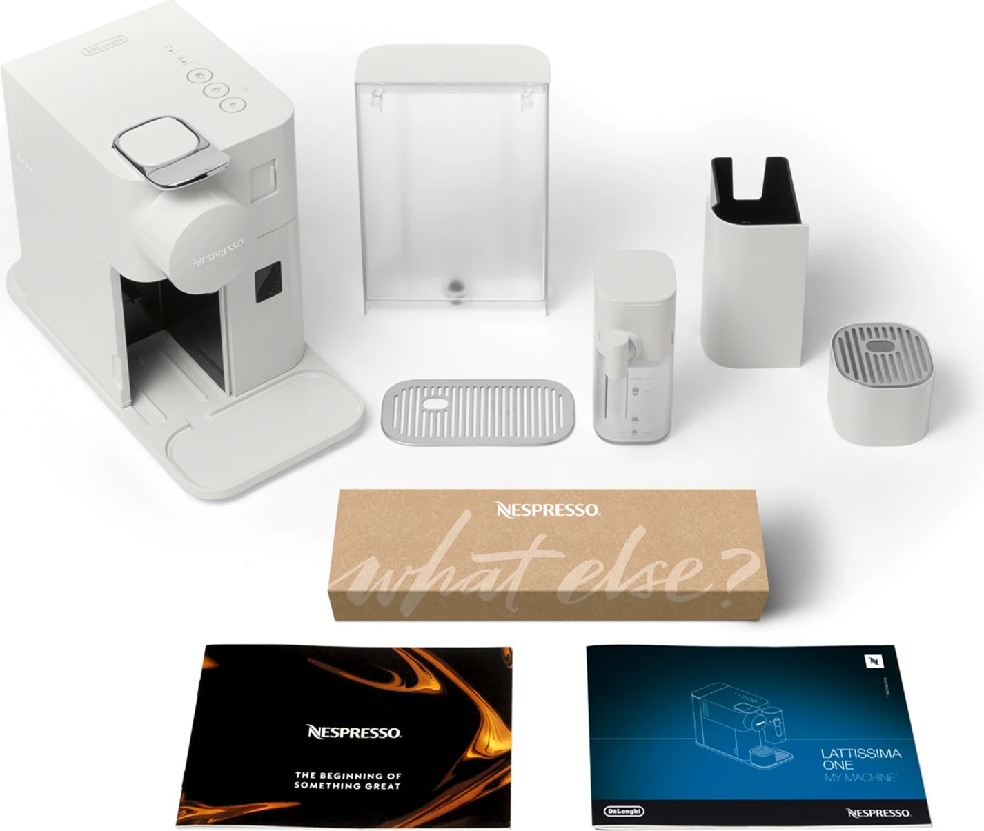 Aparat kafeje DeLonghi Lattissima One EN510.W, 1L, 1400W, kapsula, e bardhë