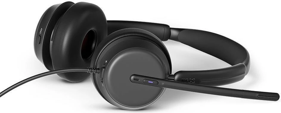 Kufje EPOS IMPACT 860T ANC me mikrofon, USB-C/USB-A, për Teams, E zezë