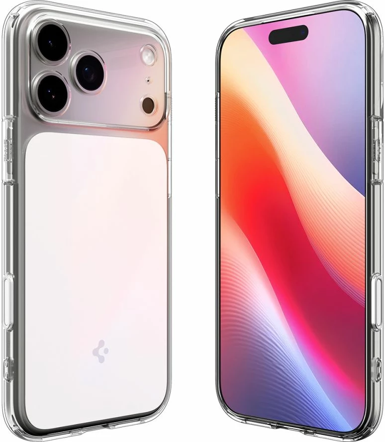 Mbështjellës Spigen Ultra Hybrid "T" MagSafe për iPhone 17 Pro Max, Transparent dhe Bardhë