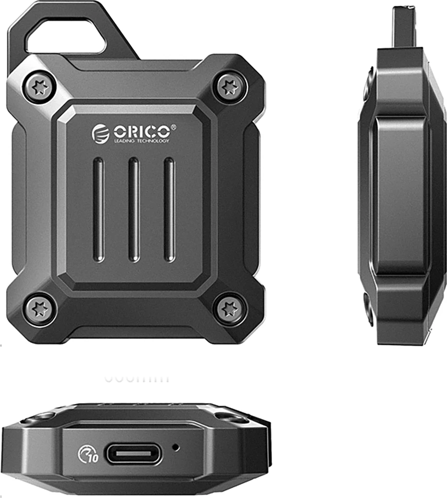 Kasë Orico XAM2 për SSD M.2 2230, USB-C 3.2, e përforcuar, e zezë