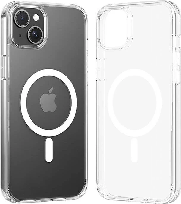 Mbështjellës Vention KUCT0-20 për iPhone 15 Plus, transparent, me MagSafe