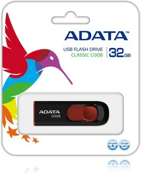 USB stick ADATA C008 32GB, USB 2.0, zi