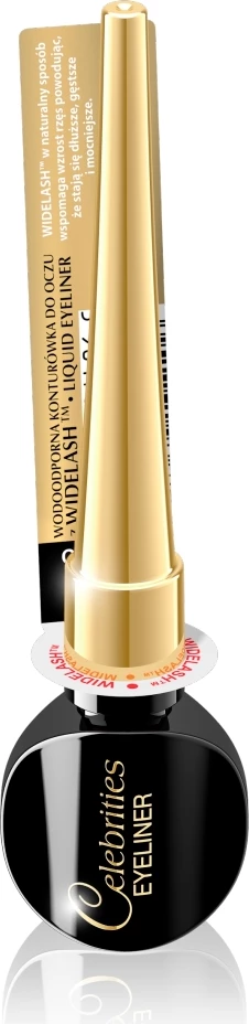 Eyeliner Eveline Cosmetics Celebrities Eyeliner Widelash Waterproof Eye Pencil e zezë 1 copë