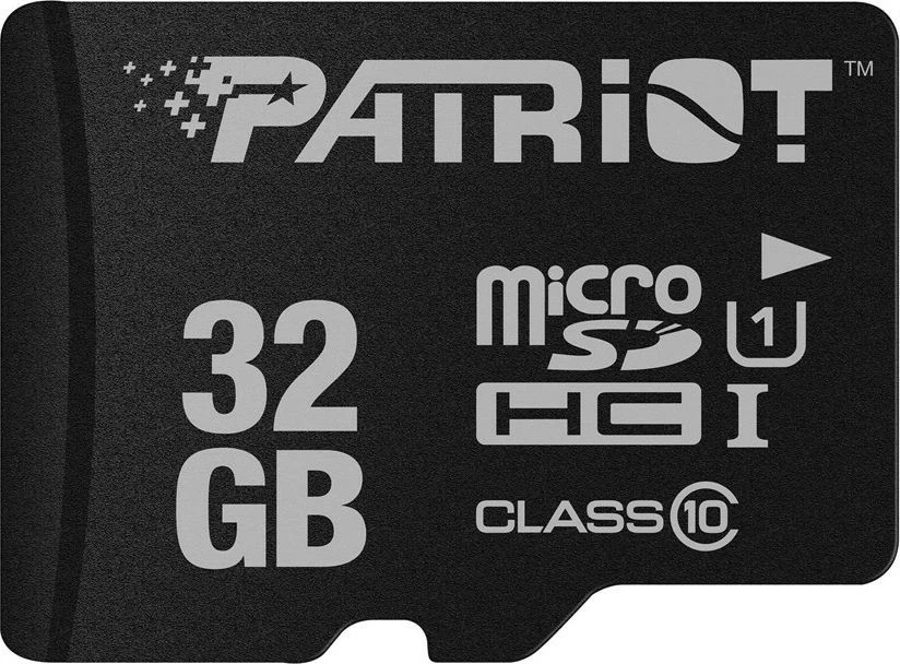 Kartelë memorie microSD Patriot LX Series 32GB, Class 10, U1, e zezë