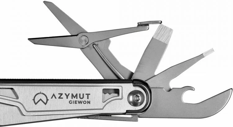 Multitool Azymut për turizëm, çelik