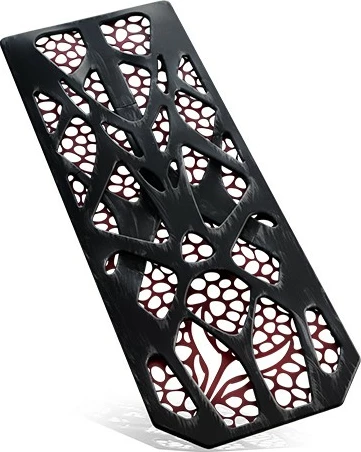 Backplate PowerColor Red Devil RX 7900, alumini, e zezë