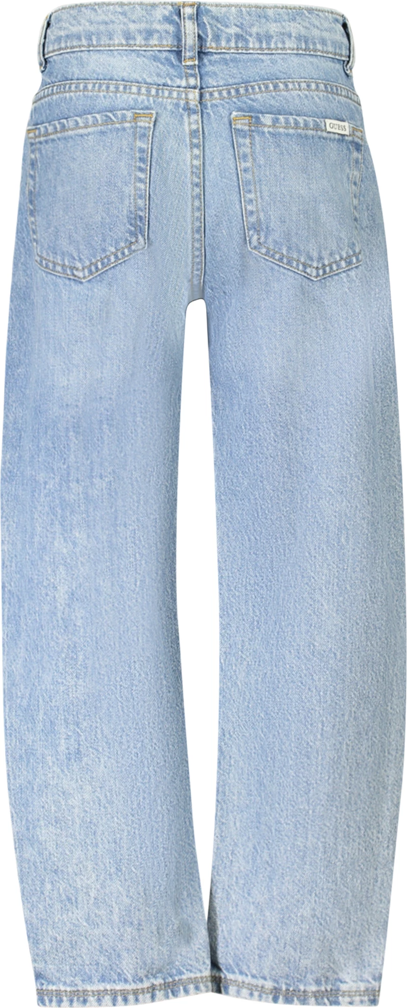 Pantallona xhinsi për vajza GUESS JEANS, blu e çelët