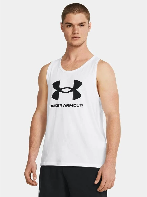 Maicë pa mëngë për meshkuj Under Armour, e bardhë