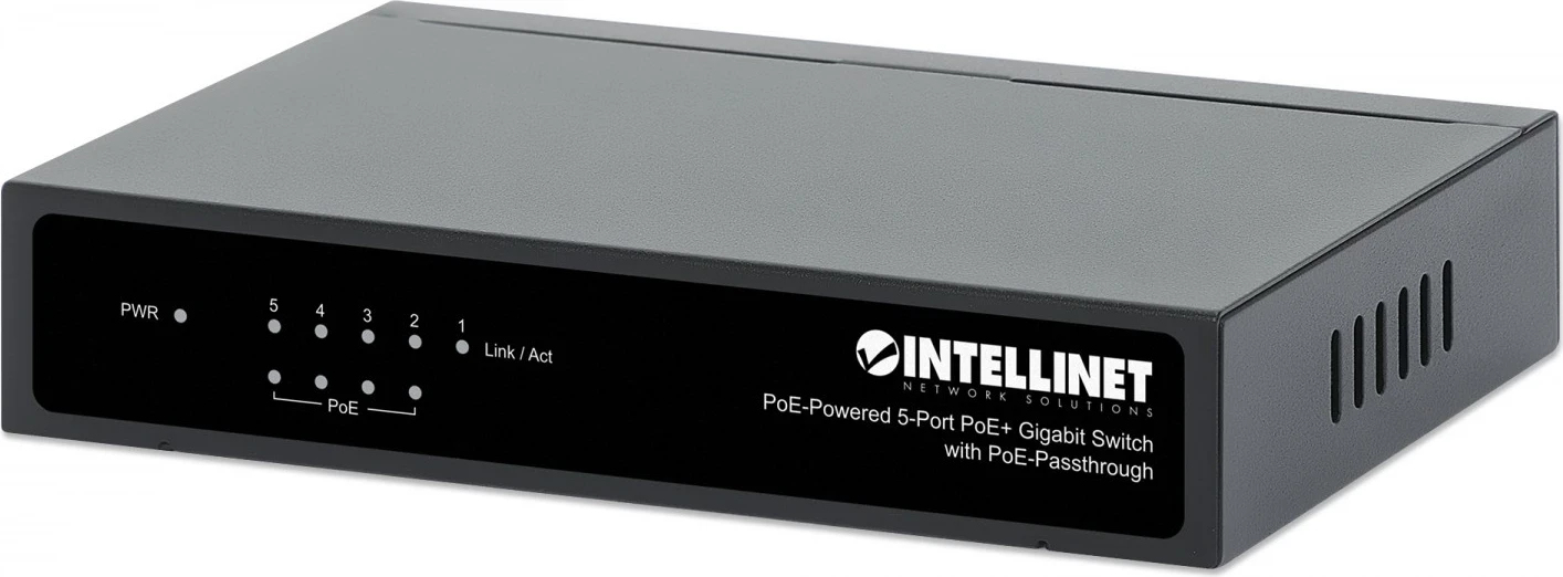 Switch Intellinet 561082, 5 Porte Gigabit PoE, i pa menaxhueshëm