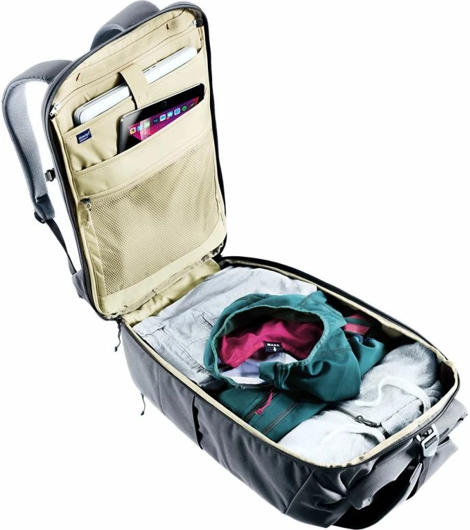 Çantë shpine Deuter, unisex, e zezë