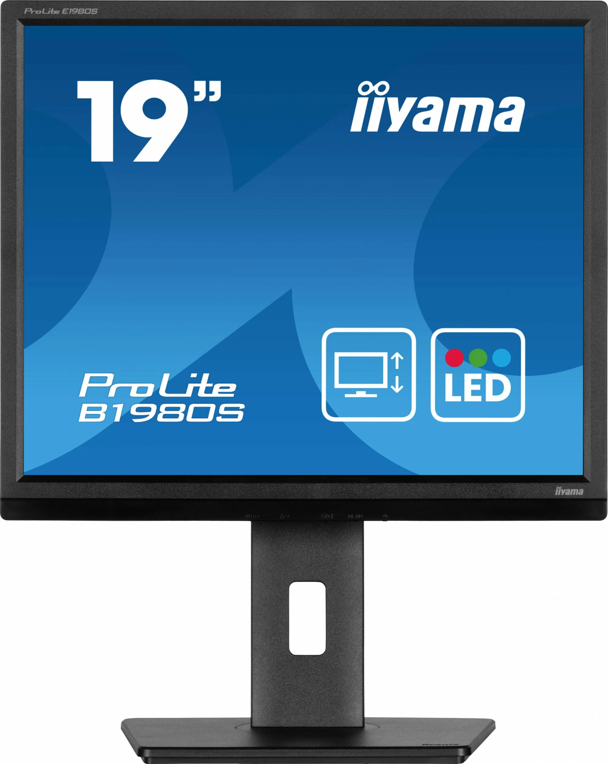 Monitor iiyama ProLite B1980S-B1, 19 inç, LED, 1280x1024, HDMI+DP, zi