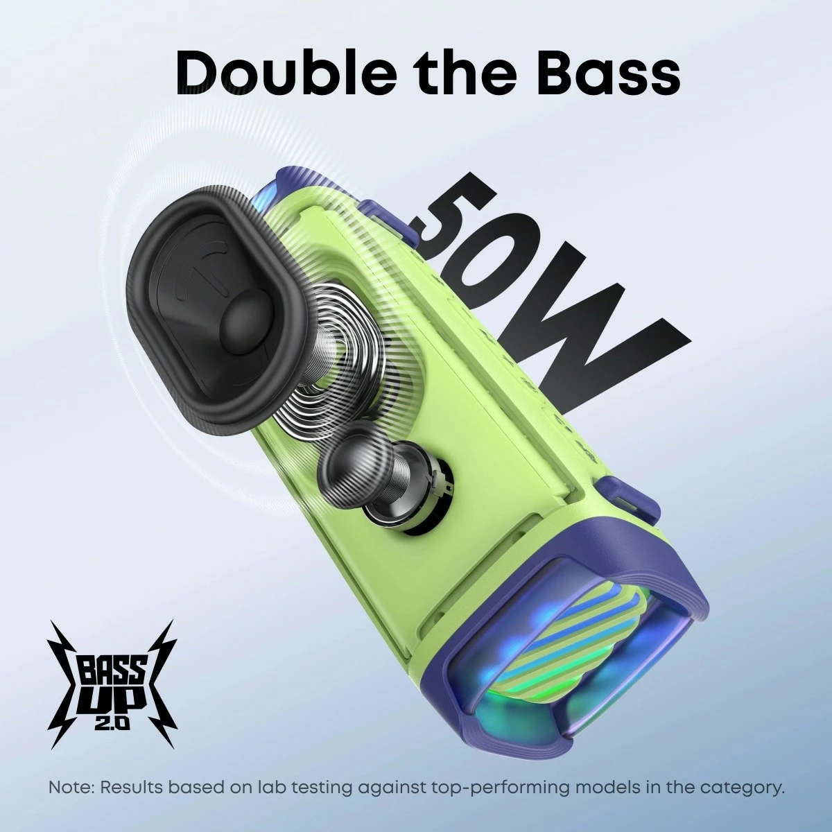 Altoparlant portativ Anker Soundcore Boom 3i, Bluetooth, 16 orë bateri, i gjelbër