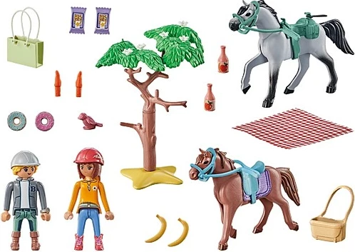 Set figurash Playmobil Horses of Waterfall 71470, Amelia dhe Ben, 43 pjesë